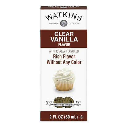 Vainilla Transparente Watkins Paquete De 12 Sabor Gourmet Sin Colorantes