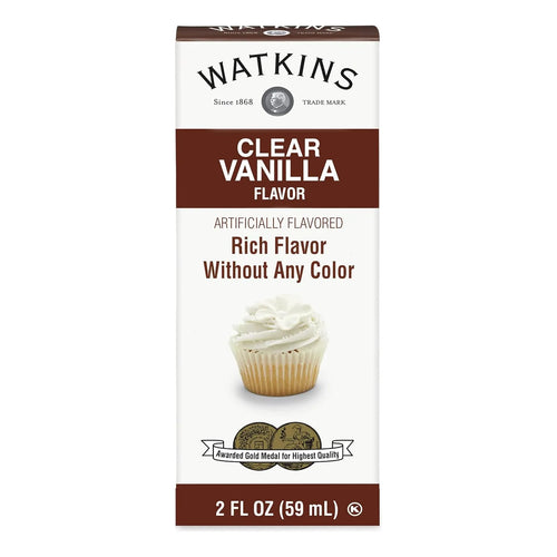 Vainilla Transparente Watkins Paquete De 12 Sabor Gourmet Sin Colorantes