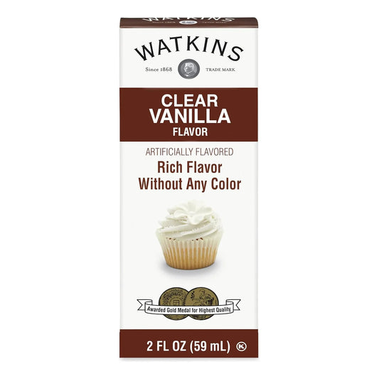 Vainilla Transparente Watkins Paquete De 12 Sabor Gourmet Sin Colorantes