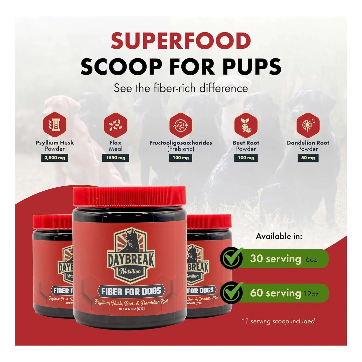 Suplemento De Fibra Natural Para Perros Con Psyllium Y Prebióticos Alivia Estreñimiento Y Diarrea