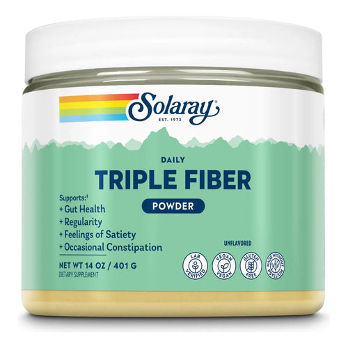 Polvo De Triple Fibra Para Salud Intestinal Regularidad Saciedad Vegano Sin Gluten