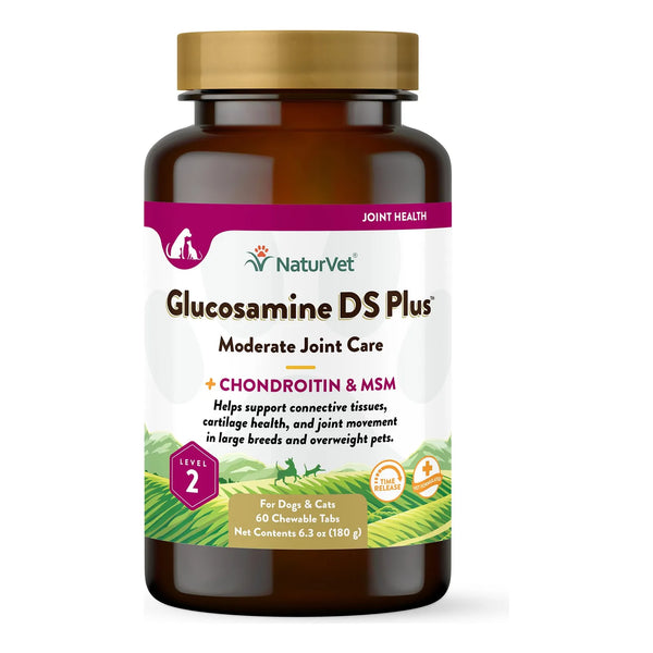 Glucosamine DS Plus Suplemento Articular Para Perros Y Gatos 60 Tabletas Masticables