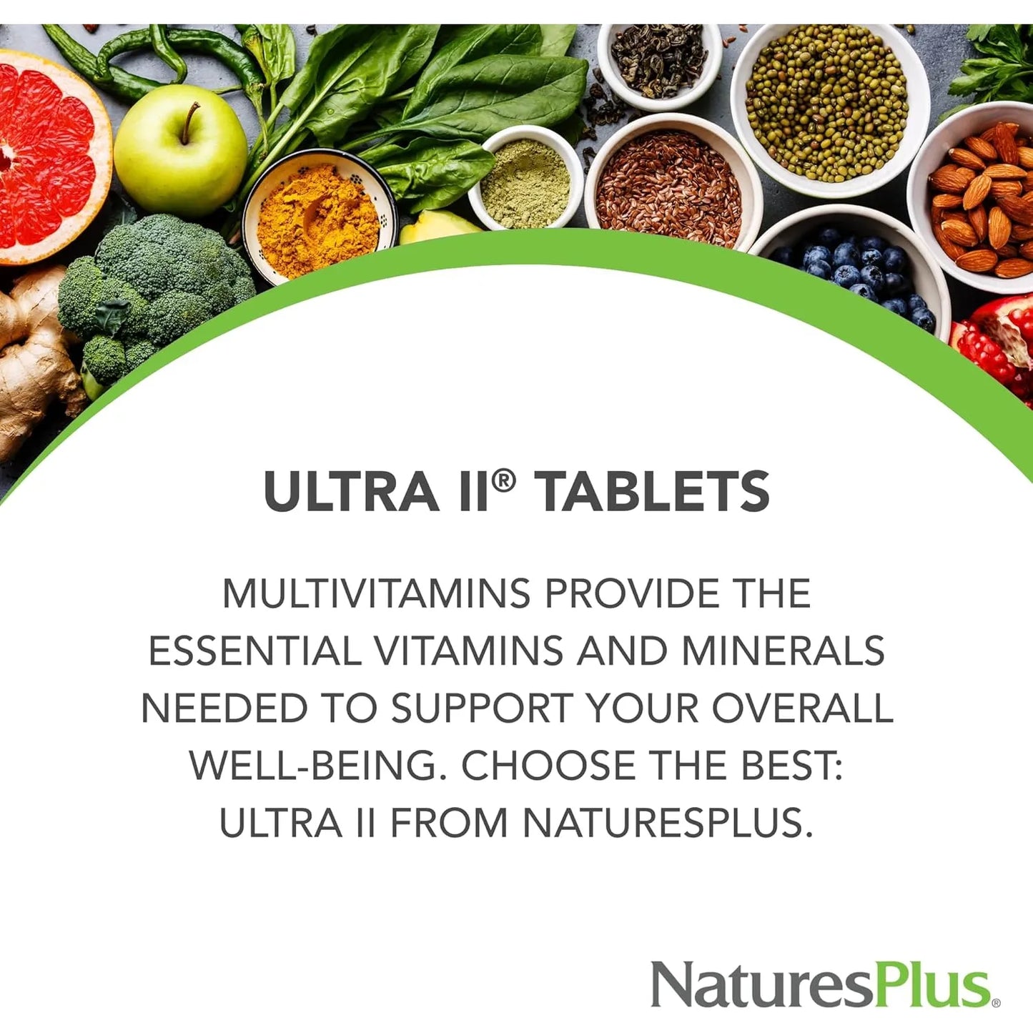 Multivitaminico Ultra Ii Liberacion Sostenida 60 Tabletas NaturesPlus Energia Y Salud