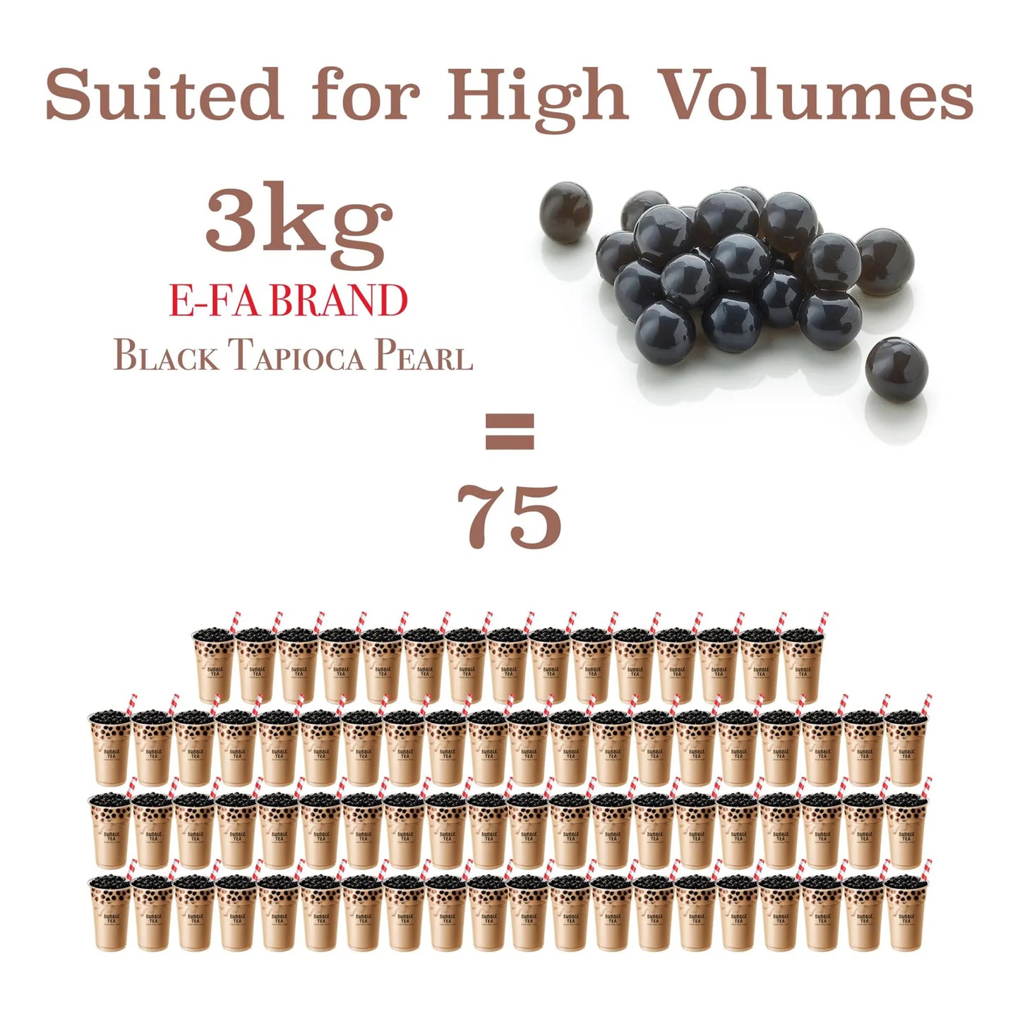 Perlas De Tapioca Negras Premium 400 G Para Postres Y Bebidas