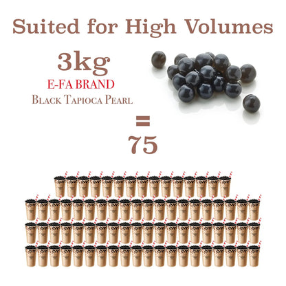 Perlas De Tapioca Negras Premium 400 G Para Postres Y Bebidas