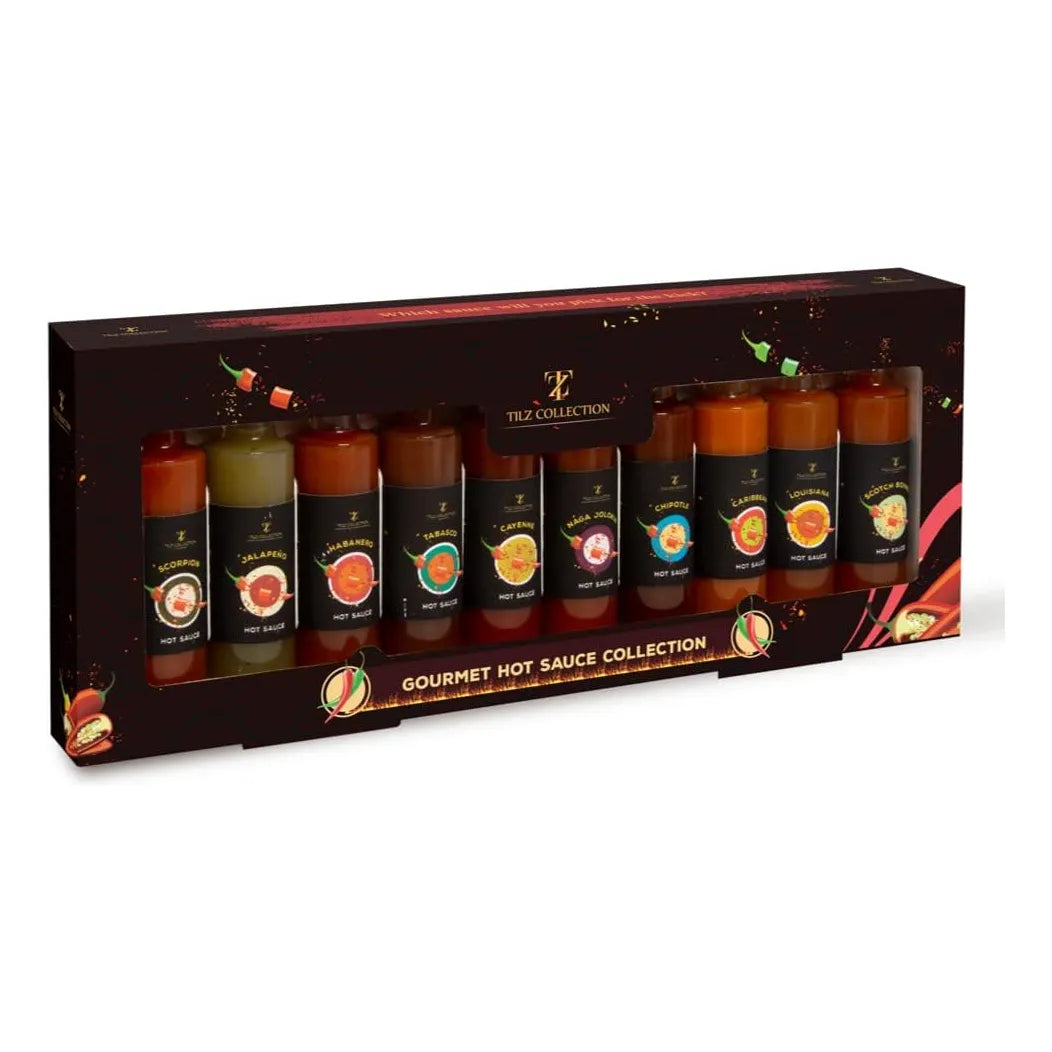 Set Regalo Salsa Picante Colección Chile 10 Sabores Importado