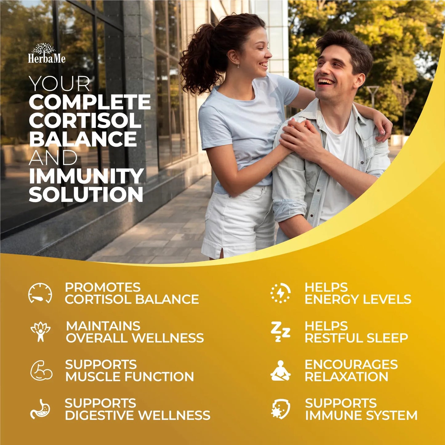 Suplemento Equilibrio Cortisol Inmunidad Ashwagandha Musgo Marino Magnesio