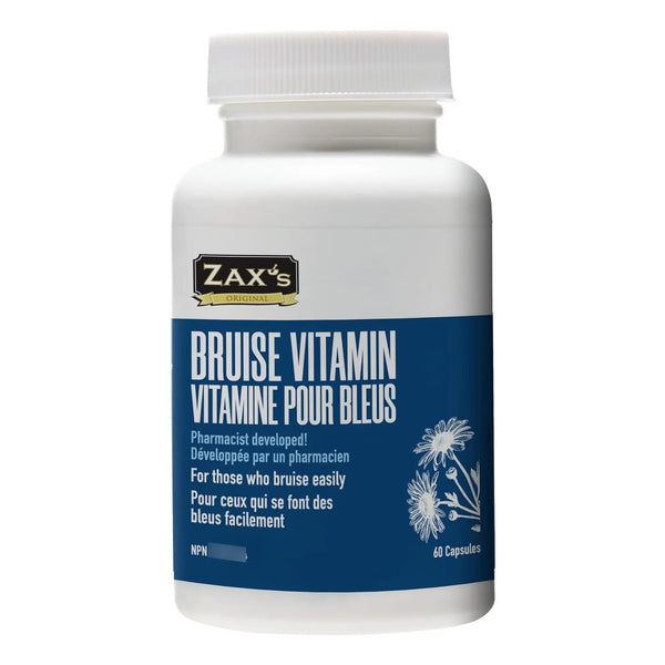 Zaxs Original Bruise Vitamina Suplemento Reduce Moretones E Hinchazón Con Vitamina K D3 Zinc