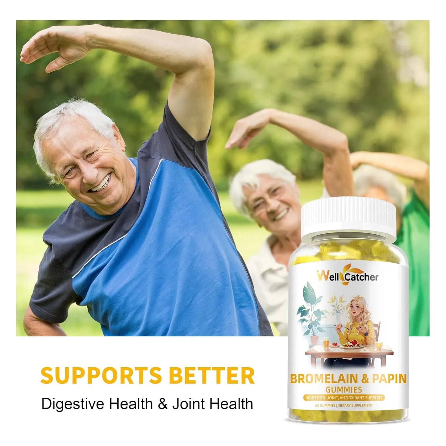 Gomitas De Bromelina Y Quercetina 500 Mg Digestión E Inmunidad
