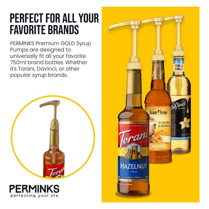 Bomba De Jarabe Premium Para Botella De 750 Ml Dispensador Sin Derrames