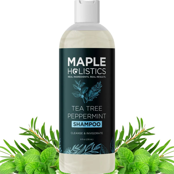 Champu Arbol De Te Maple Holistics Elimina Caspa Cabello Sano 8 Onzas