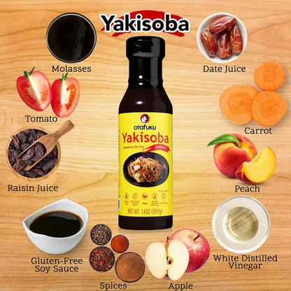Salsa Yakisoba Otafuku Para Fideos Japoneses Salteados Sabor Auténtico Sin Conservantes