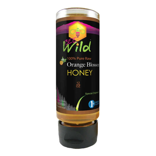 Miel Pura De Flor De Azahar Cruda Sin Filtrar 340g Botella Antigoteo