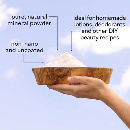 Óxido De Zinc Polvo 450g Grado Cosmético Para Protectores Solares Y Cremas