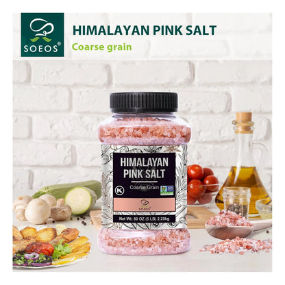 Sal Rosa Del Himalaya Grano Grueso 2270 Gramos Kosher Soeos Pura Sin Aditivos