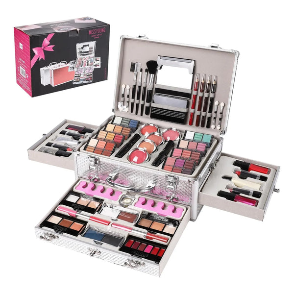 Kit De Maquillaje Completo 106 Piezas Profesional Para Adolescentes