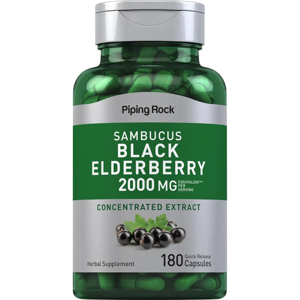 Capsulas De Sauco 2000 Mg 180 Unidades Extracto Concentrado Hie