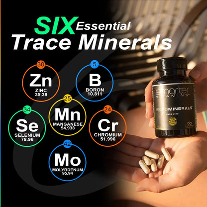 Glicinato De Zinc Multimineral 270 Cápsulas Veganas Con Selenio Y Manganeso