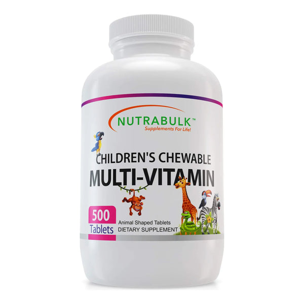 Multivitaminas Masticables Infantiles Con Vitaminas A C D3 E B12 Zinc Sabor Frutas