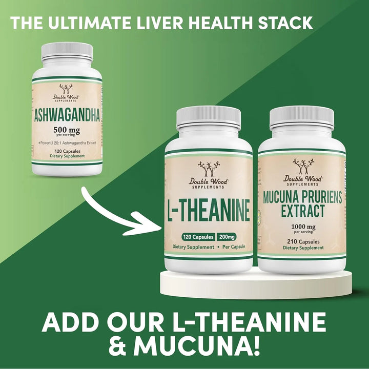 Cápsulas De Ashwagandha 500mg Double Wood Adaptógeno Antiestrés - Imagen 5