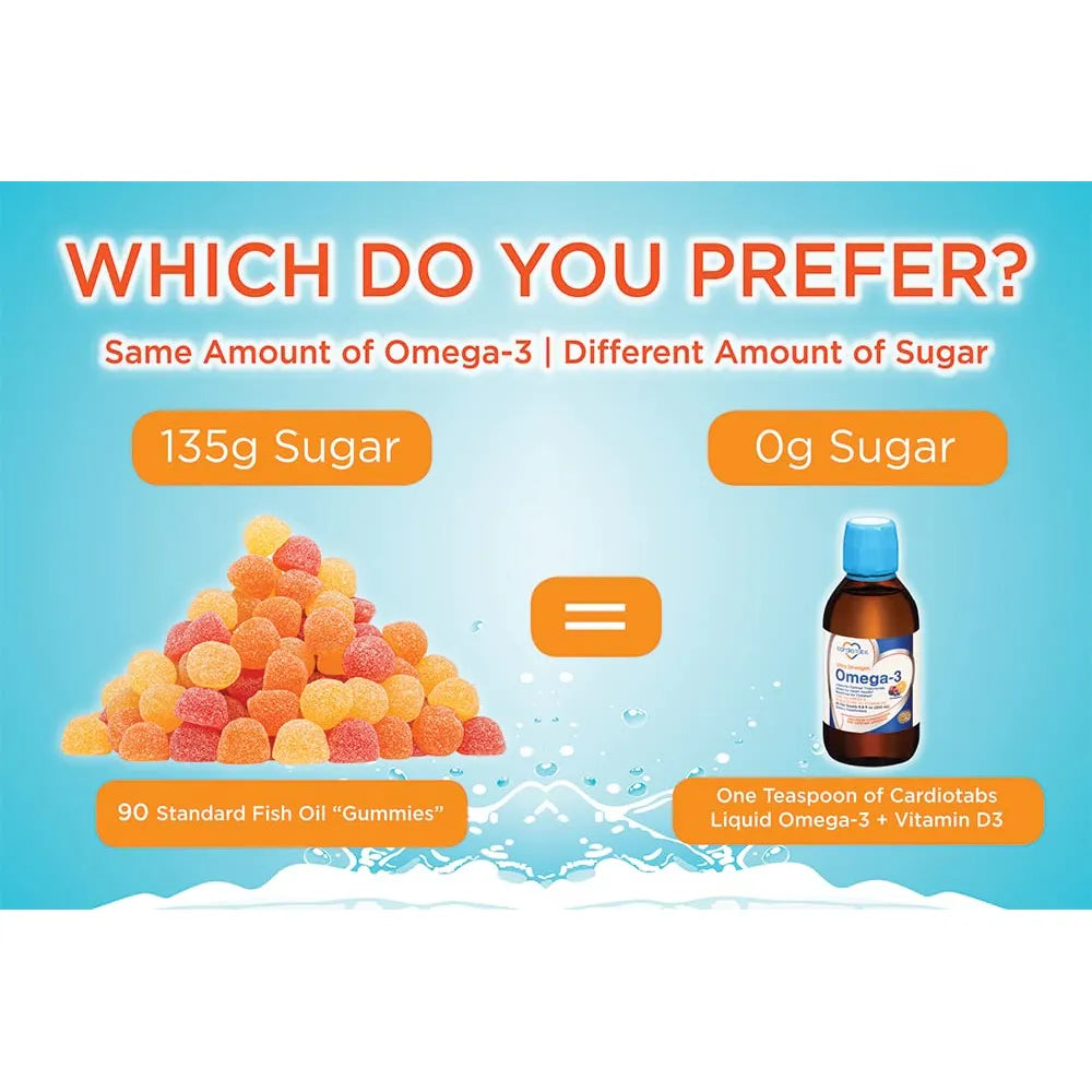 Omega 3 Liquido Ultra Fuerte Con Vitamina D3 4500 Mg Aceite Pescado