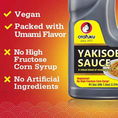 Salsa Yakisoba Vegana Autentico Sabor Umami 2.4 Litros Somos Importaciones Gold