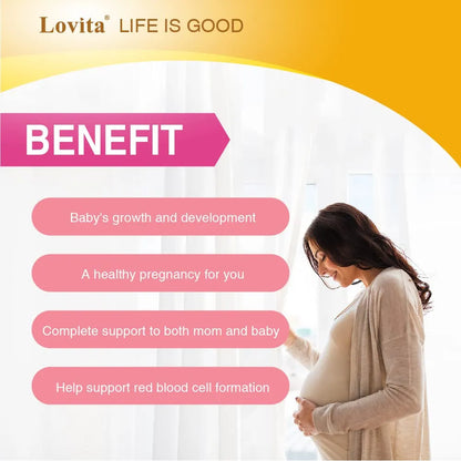 Multivitaminas Prenatales 180 Tabletas Apoyo Integral Embarazo Veganas