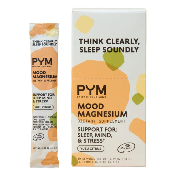 Polvo De Magnesio PYM Mood Glicinato L Treonato Malato 300g Apoyo Mental Y Sueño