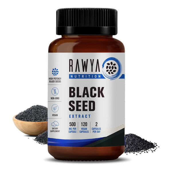Extracto De Semilla Negra Nigella Sativa Polvo 500 Mg Promueve Bienestar Piel Radiante