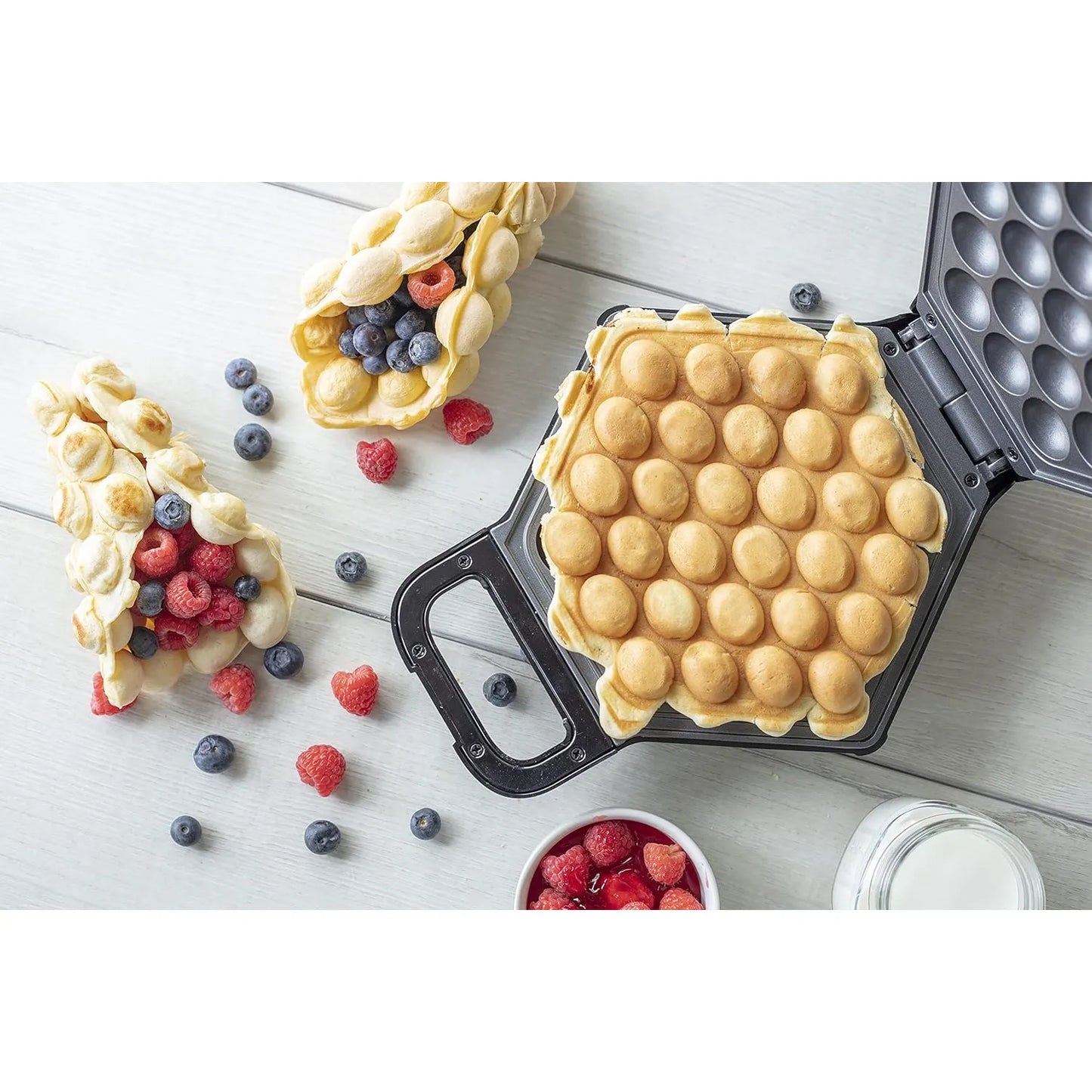 Waflera De Burbujas CucinaPro Antiadherente Premium Cocina Facil Y Divertida