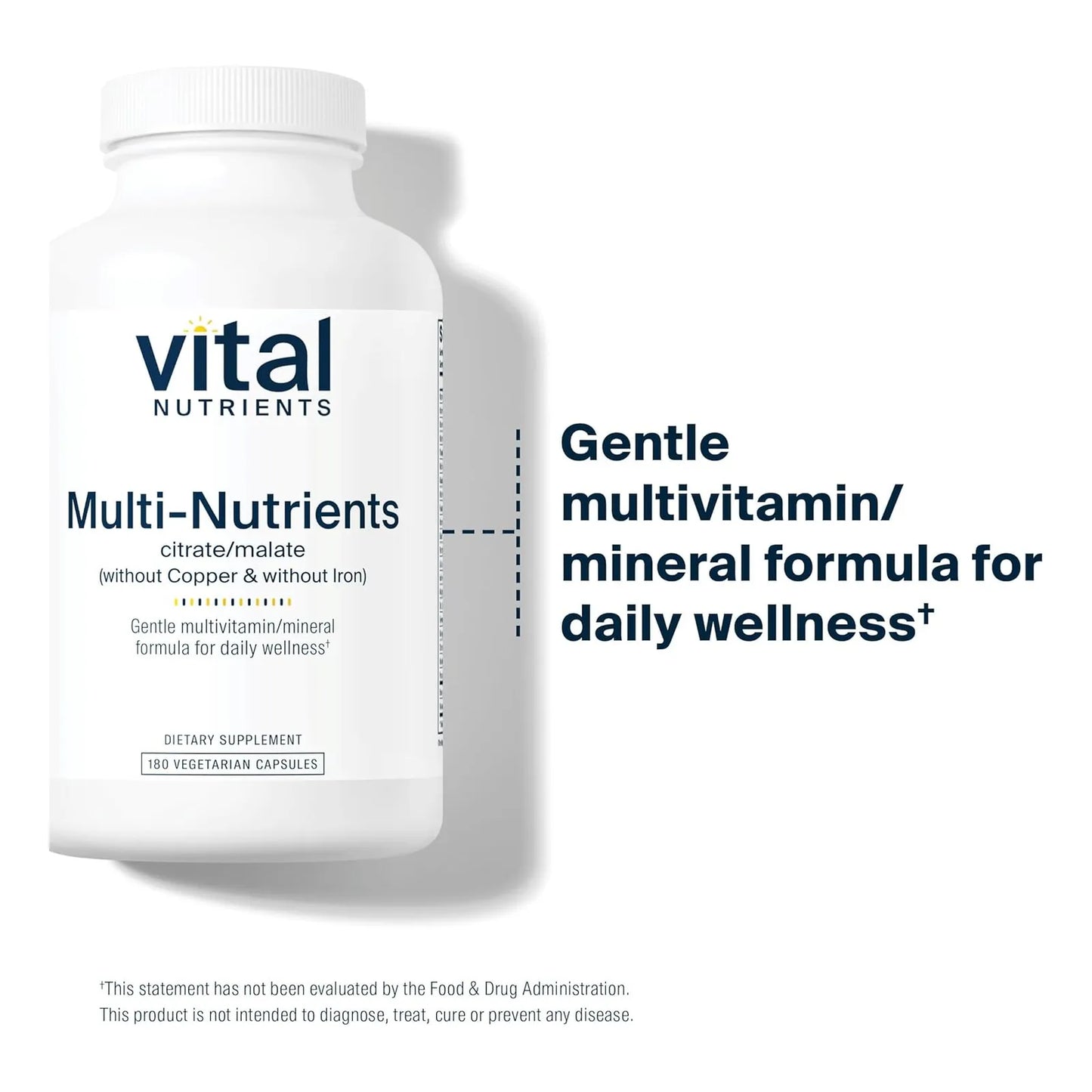 Multivitaminico Mineral Antioxidante Citrato Malato Sin Gluten Ni Lacteos