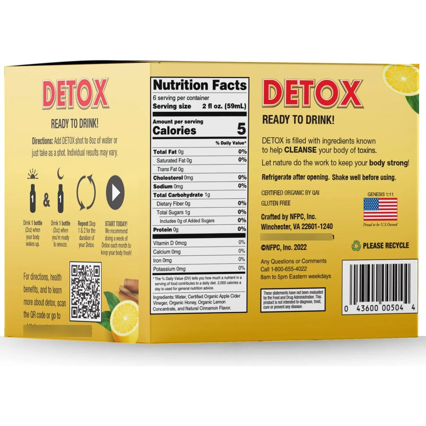 Vinagre De Sidra De Manzana Crudo Sin Filtrar Pack De 24 Botellas Desintoxicacion Natural
