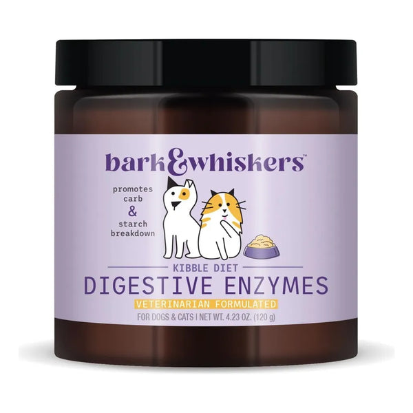 Enzimas Digestivas Para Perros Y Gatos Suplemento Dietético Bark Whiskers 150g
