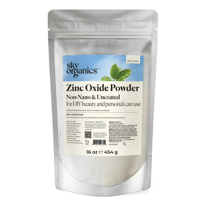 Óxido De Zinc Polvo 450g Grado Cosmético Para Protectores Solares Y Cremas