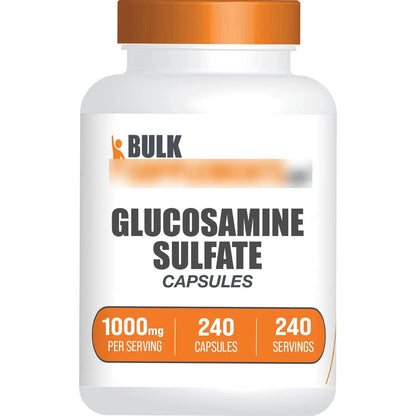Capsulas De Sulfato De Glucosamina 1000 Mg Apoyo Articular 240 Unidades Sin Gluten