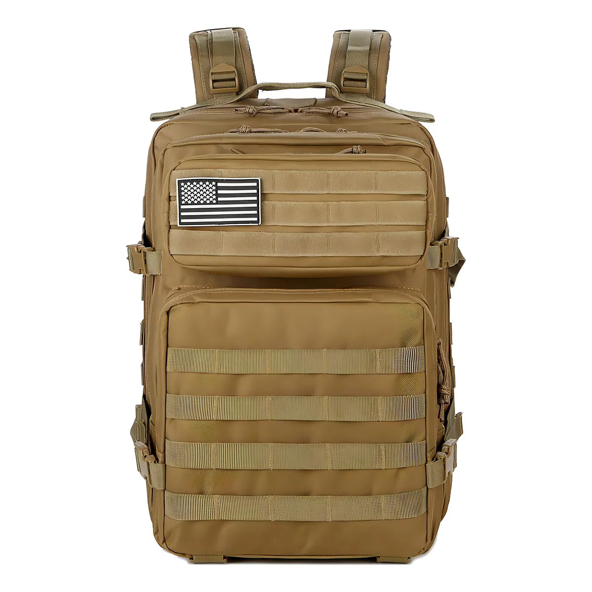 Mochila Táctica Militar QT&QY 45L Resistente Aventura Senderismo