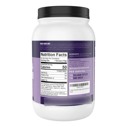 Caldo De Hueso En Polvo Con Colágeno 907g Salud Articular Y Piel Radiante
