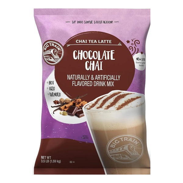 Latte Te Chai Big Train Polvo Instantaneo 3.5 Lb Chocolate Sabores Exoticos Y Cremosos