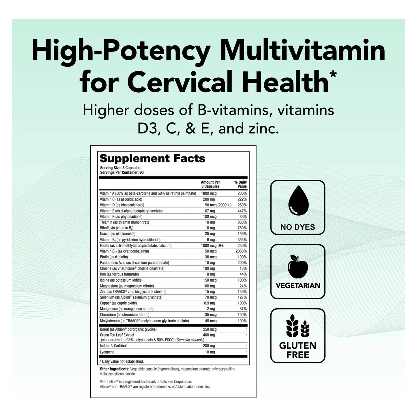 ProCerv HP Multivitaminico Alta Potencia Salud Inmunologica Y Cervical 90 Dias