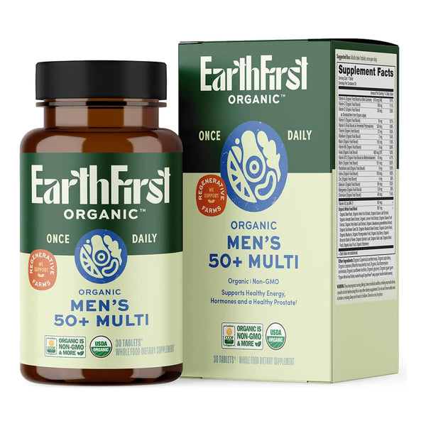 Multivitaminas Hombres 50+ 30 Tabletas Salud Prostata Huesos Energia