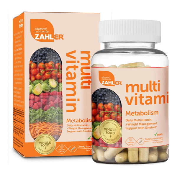 Multivitaminico Diario Con Apoyo Control Peso Hombres Mujeres 60 Capsulas