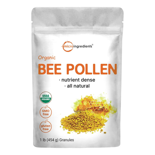 Gránulos De Polen De Abeja Orgánico 450g Superalimento Natural Rico En Vitaminas