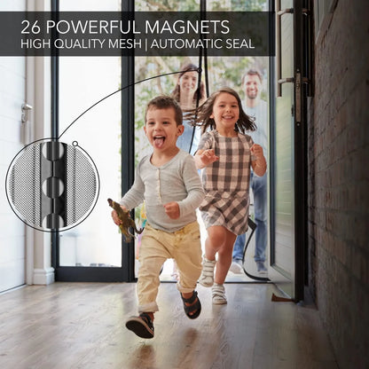 Mosquitero Para Puerta Flux Phenom Malla Retractil Corrediza Protección Sin Esfuerzo