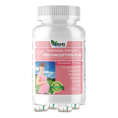 Vitaminas Prenatales Preconception Plus Aumenta Fertilidad 180 Capsulas
