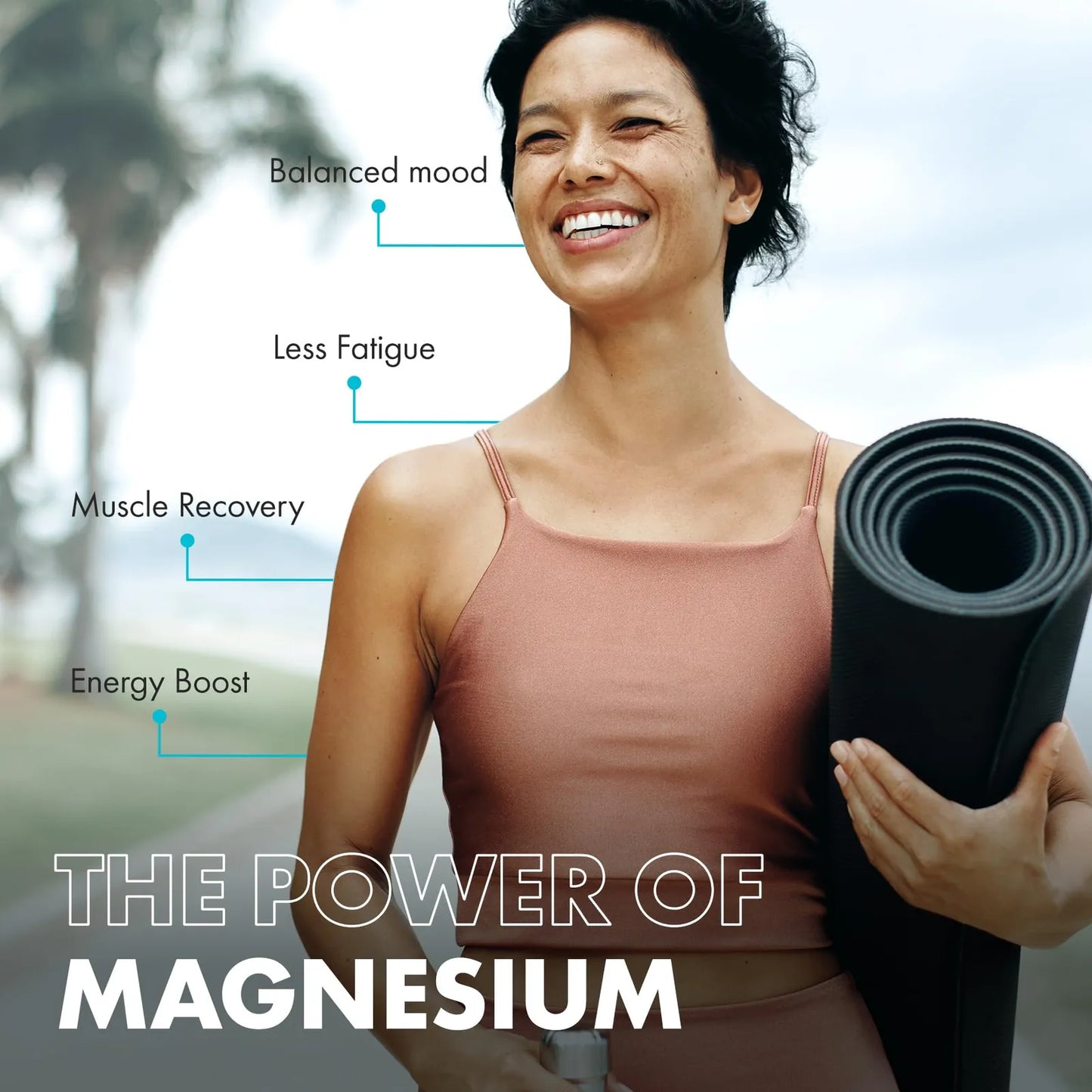 Glicinato De Magnesio 500 Mg 100 Capsulas Vegano Sin Gluten Alta Absorcion