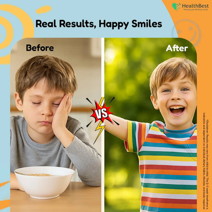 Kidbest Jarabe Multivitamínico Infantil 200 Ml Sabor Delicioso Para Niños 3 A 13 Años