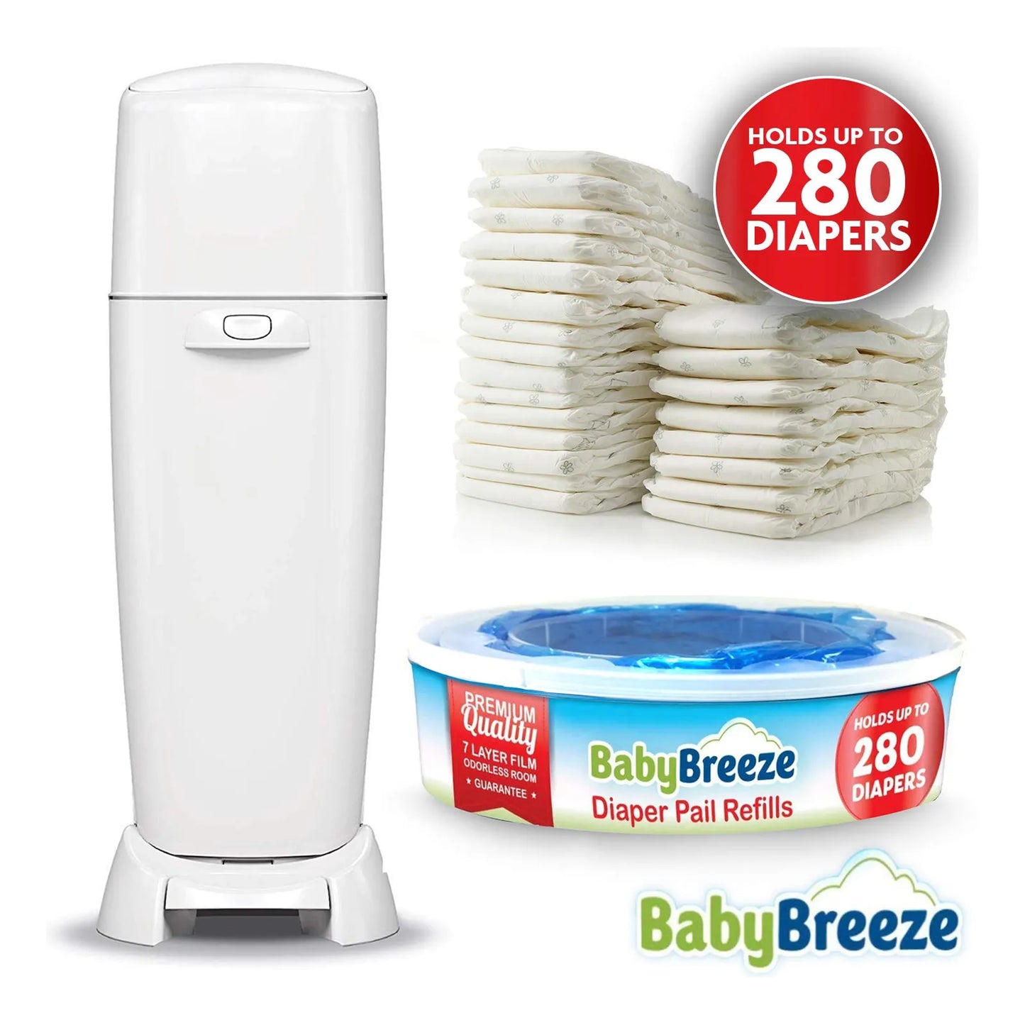 Bolsas Repuesto Pañales Playtex Diaper Genie 840 Unidades BabyBreeze Frescura Garantizada