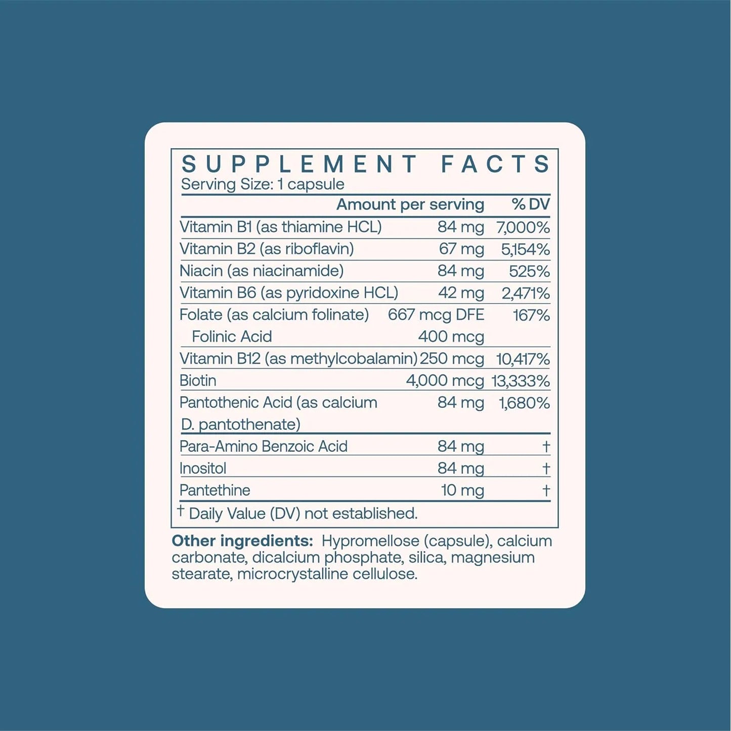 Complejo De Vitamina B BodyBio 90 Capsulas Energia Metabolismo Salud