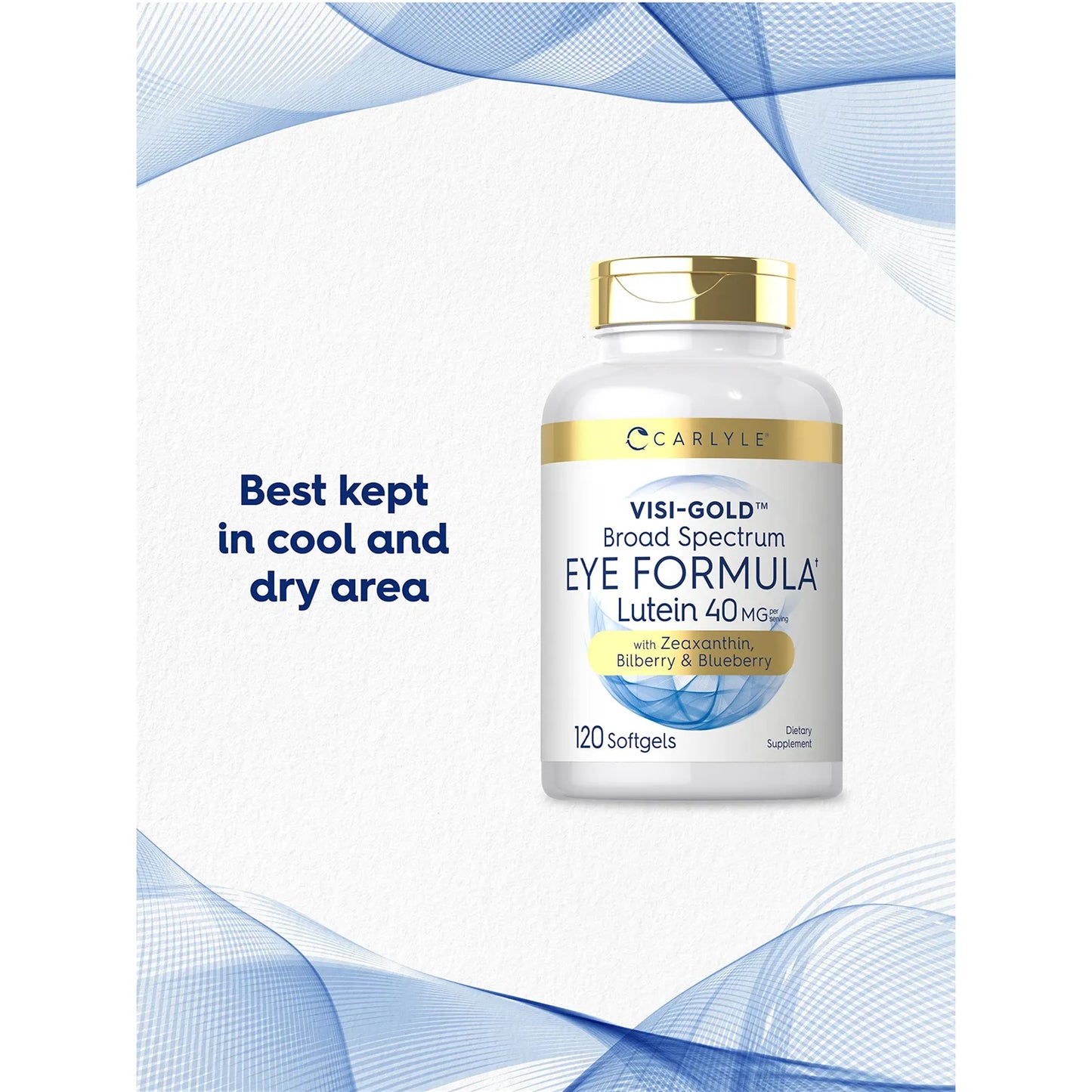 Capsulas Salud Ocular Luteina 40 Mg Zeaxantina Arandano 120 Unidades