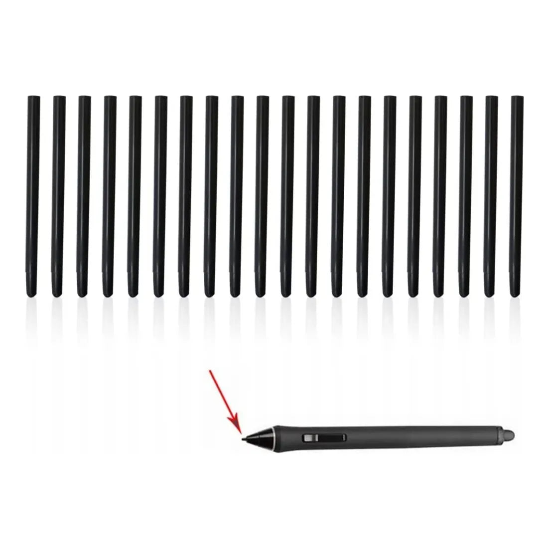 Puntas De Repuesto Universales Estándar Paquete De 20 Para Tabletas Wacom Intuos Bamboo